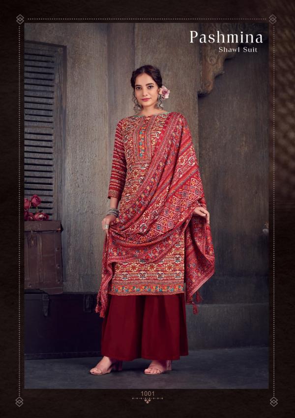 Sat Pashmina Vol-14 pashmina Cotton Designer Dress Material